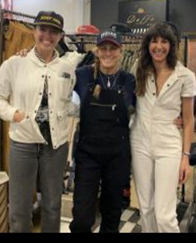 Customer photo review of Two Wheels Overalls Midnight Blue