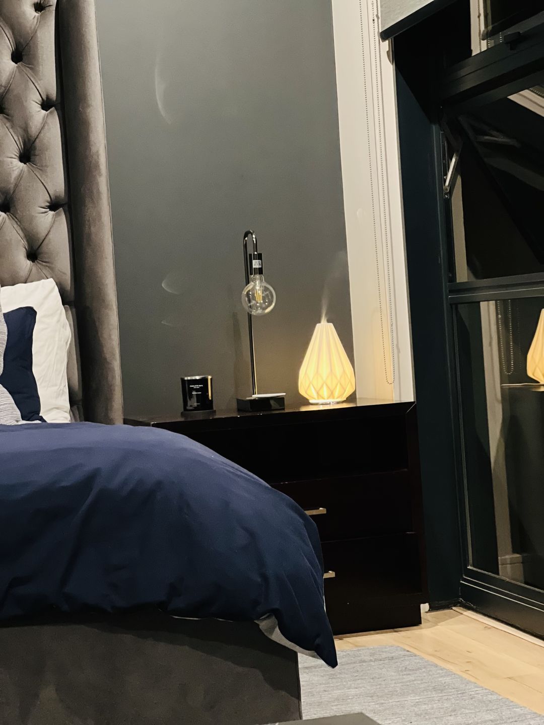 Customer photo review of Soft Grey Duvet Cover Set