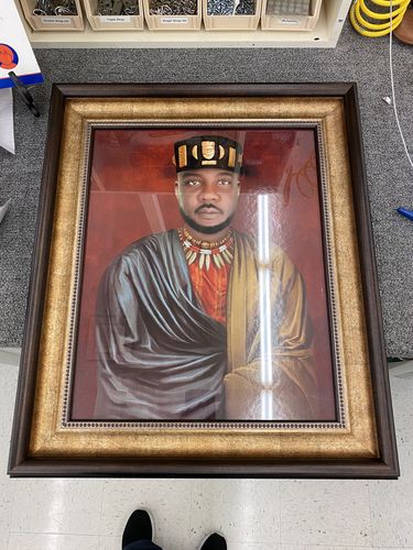 Customer photo review of The African King - Custom Poster