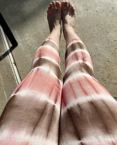 Customer photo review of Enchanted Leggings - Electric Rose
