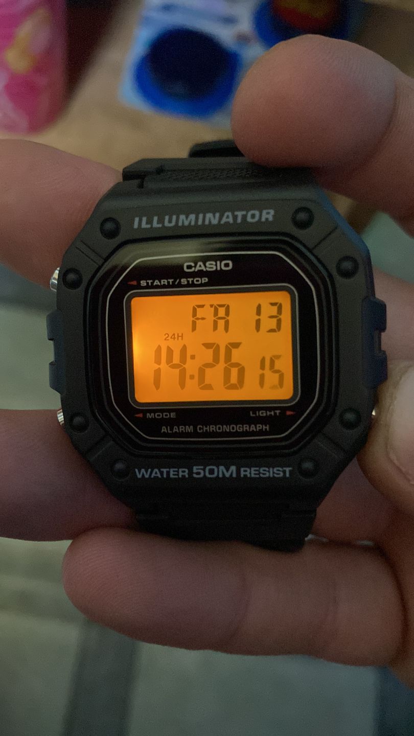 Customer photo review of Reloj Casio Vintage W-218H-1AVDF Negro
