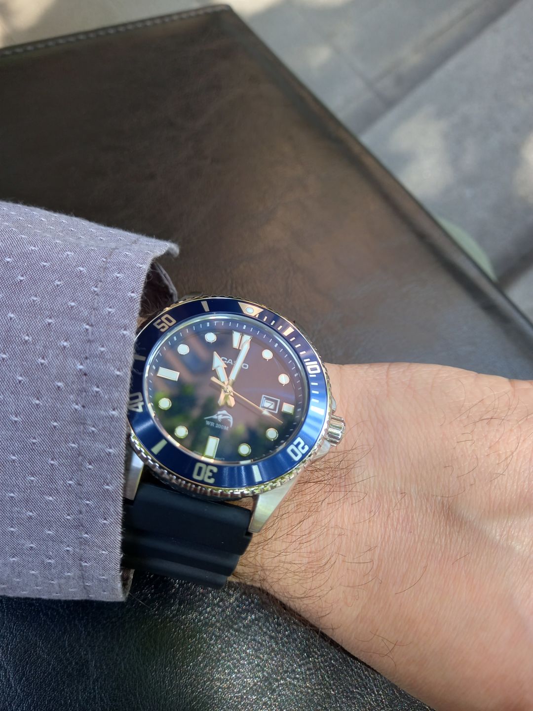 Customer photo review of Reloj Casio Submariner Marlin Duro MDV-106B-2AVCF Azul Buceo [EXCLUSIVO]