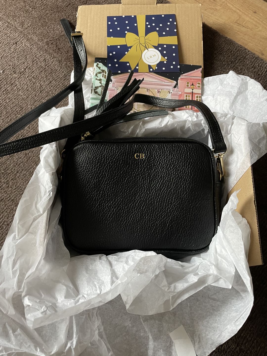 Customer photo review of Leather Lady Cross Body Bag