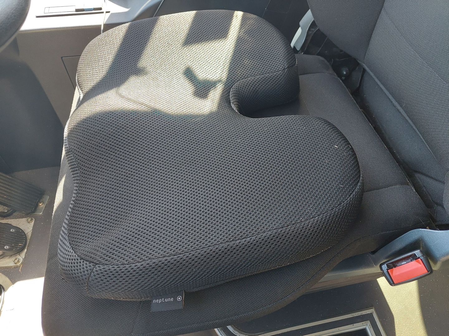 Customer photo review of Memory Foam Seat Cushion