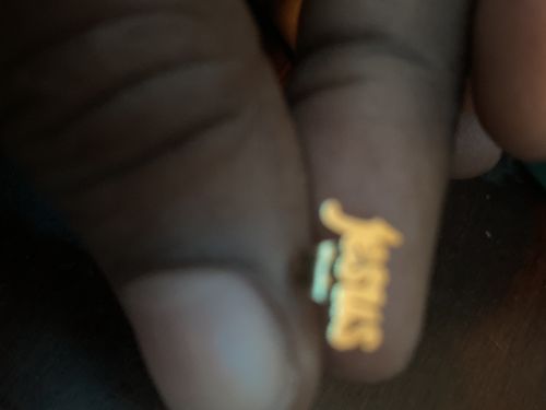 Customer photo review of Great is His Name Earrings