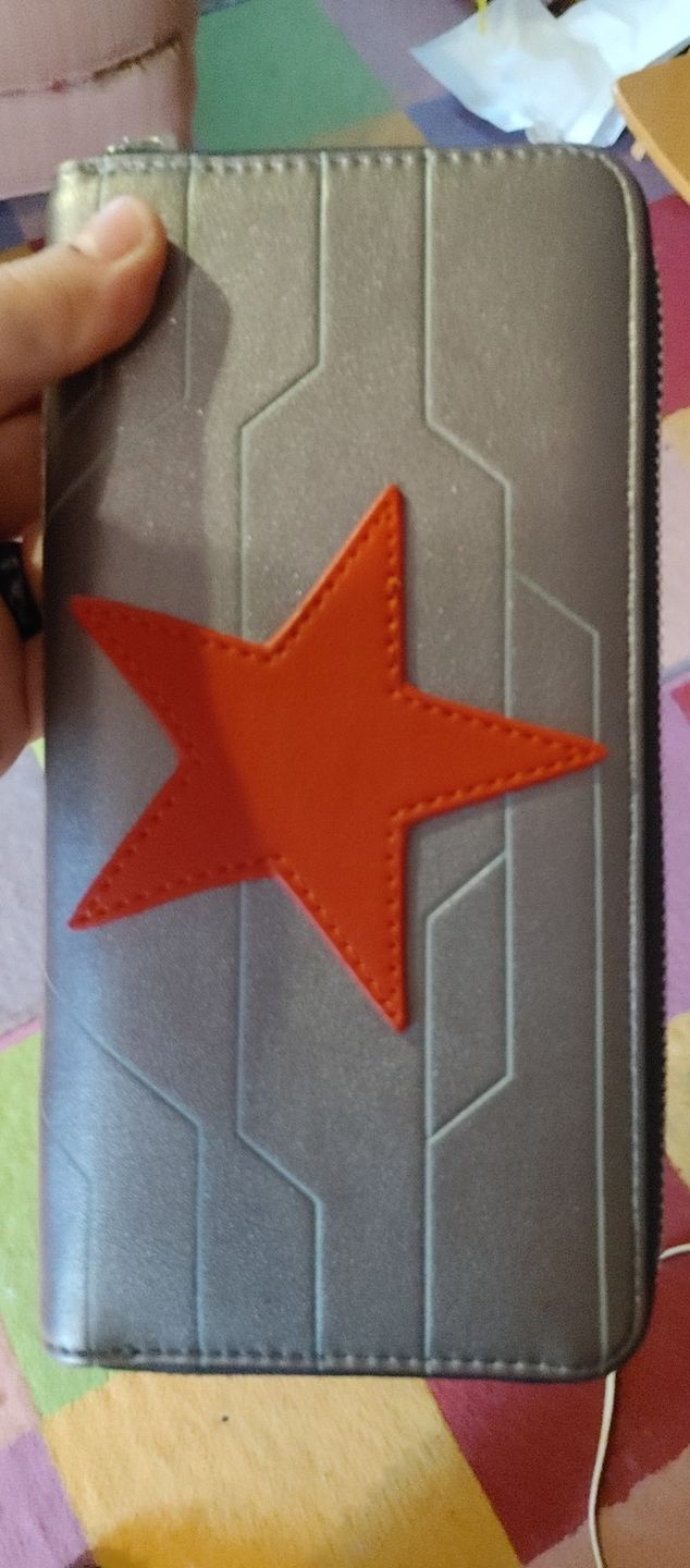 Customer photo review of Marvel Winter Soldier Cosplay Zip-Around Wallet - September Preorder