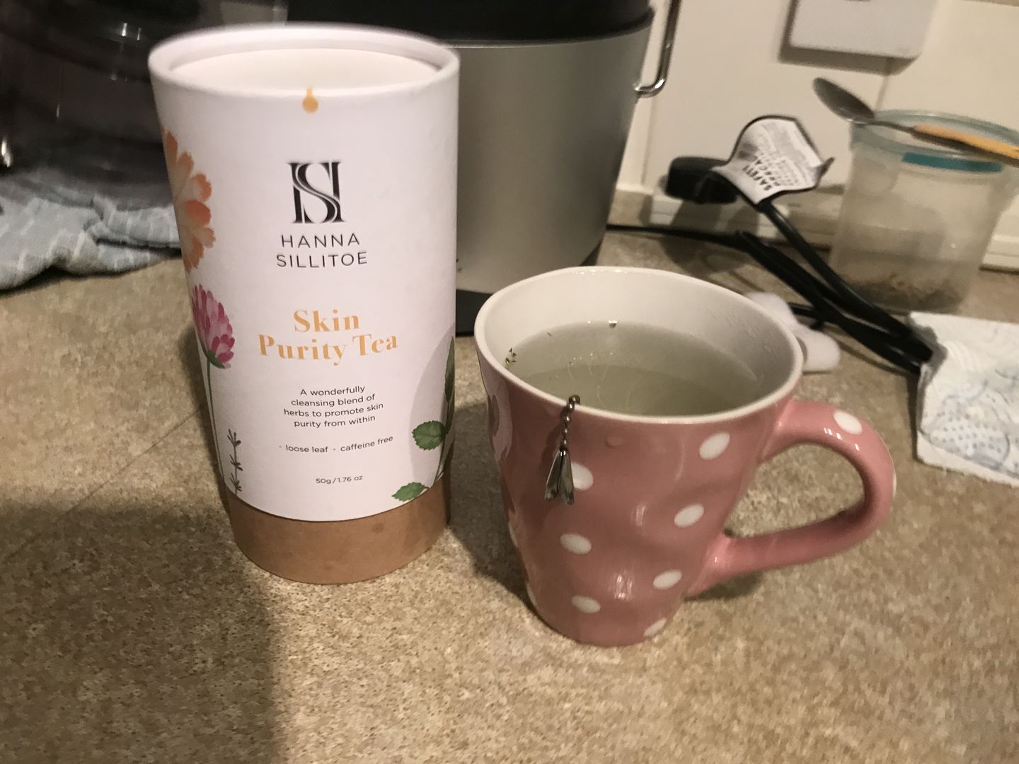 Customer photo review of Skin Purity Tea