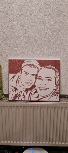 Customer photo review of Porträt mit Glitzer 🌟 WOW Effekt