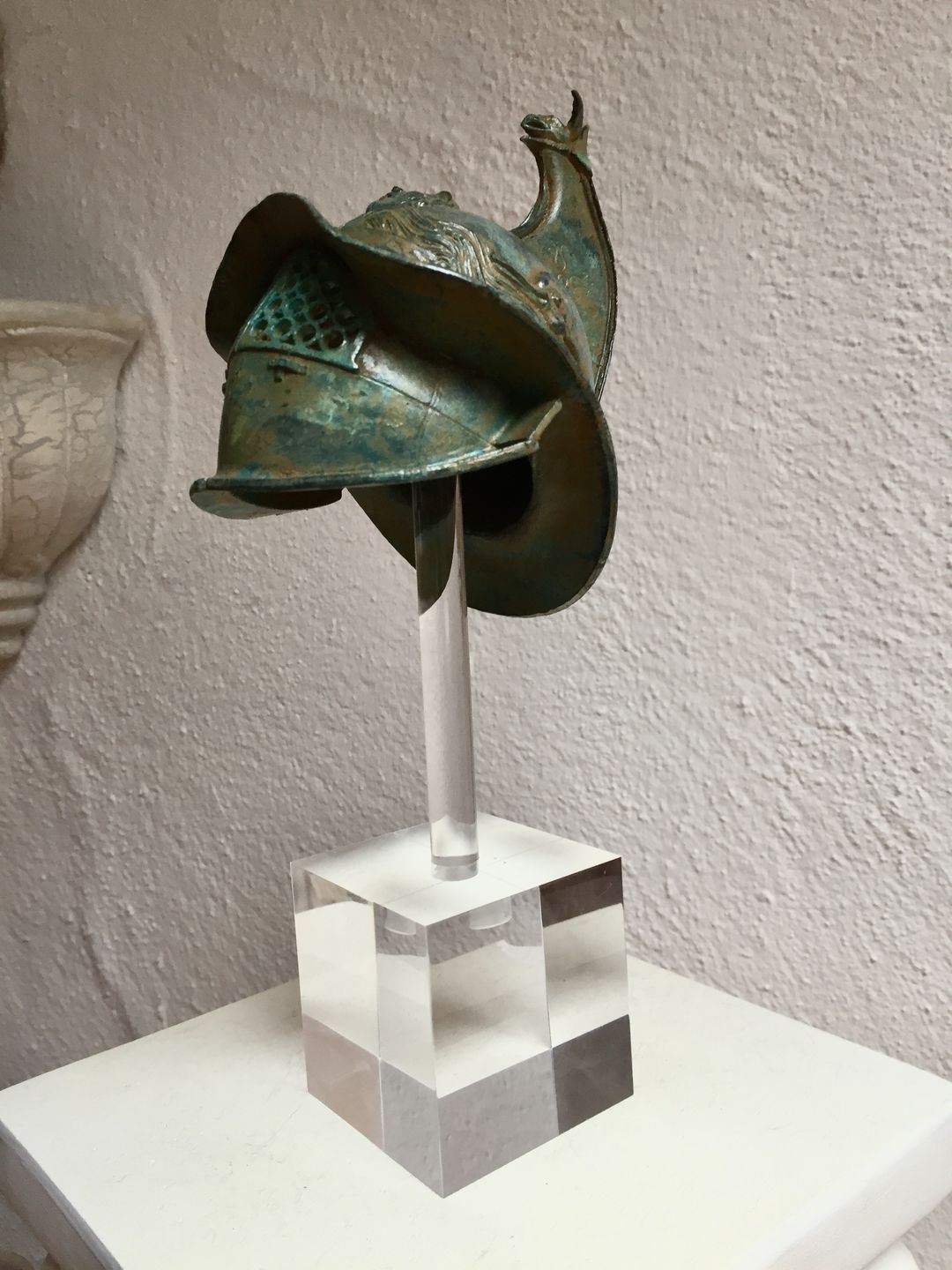 Customer photo review of Elmo Gladiatore Romano Trace in bronzo - Statuetta con supporto plexiglass