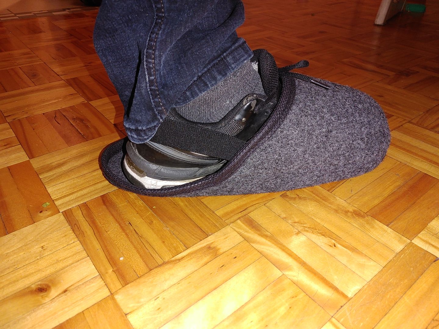 Customer photo review of Indoor Overshoes