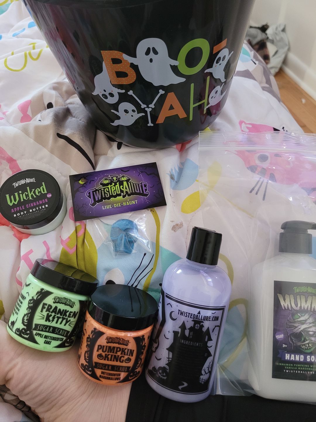 Customer photo review of Mystery Halloween Buckets