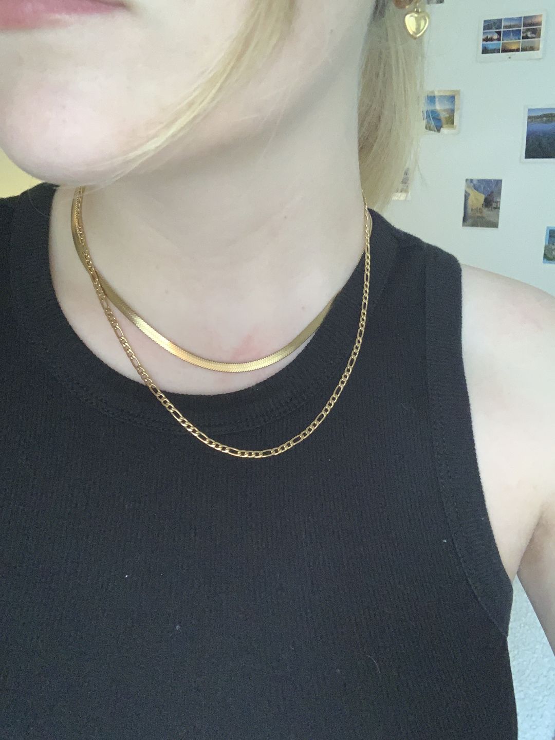 Customer photo review of Figaro chain 3mm