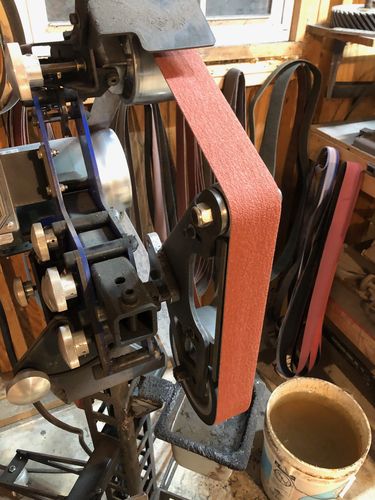 Customer photo review of 2 x 72 Inch EdgeCore Premium Ceramic Grinding Belts