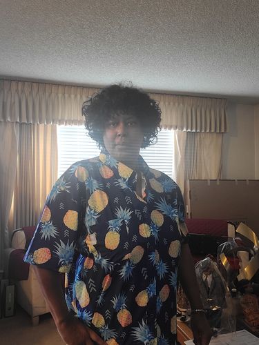 Customer photo review of 21 Pineapples Signature Hawaiian Shirt (PREORDER ONLY)