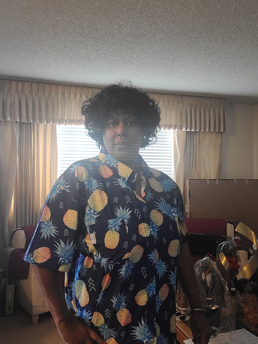 Customer photo review of 21 Pineapples Signature Hawaiian Shirt (PREORDER ONLY)