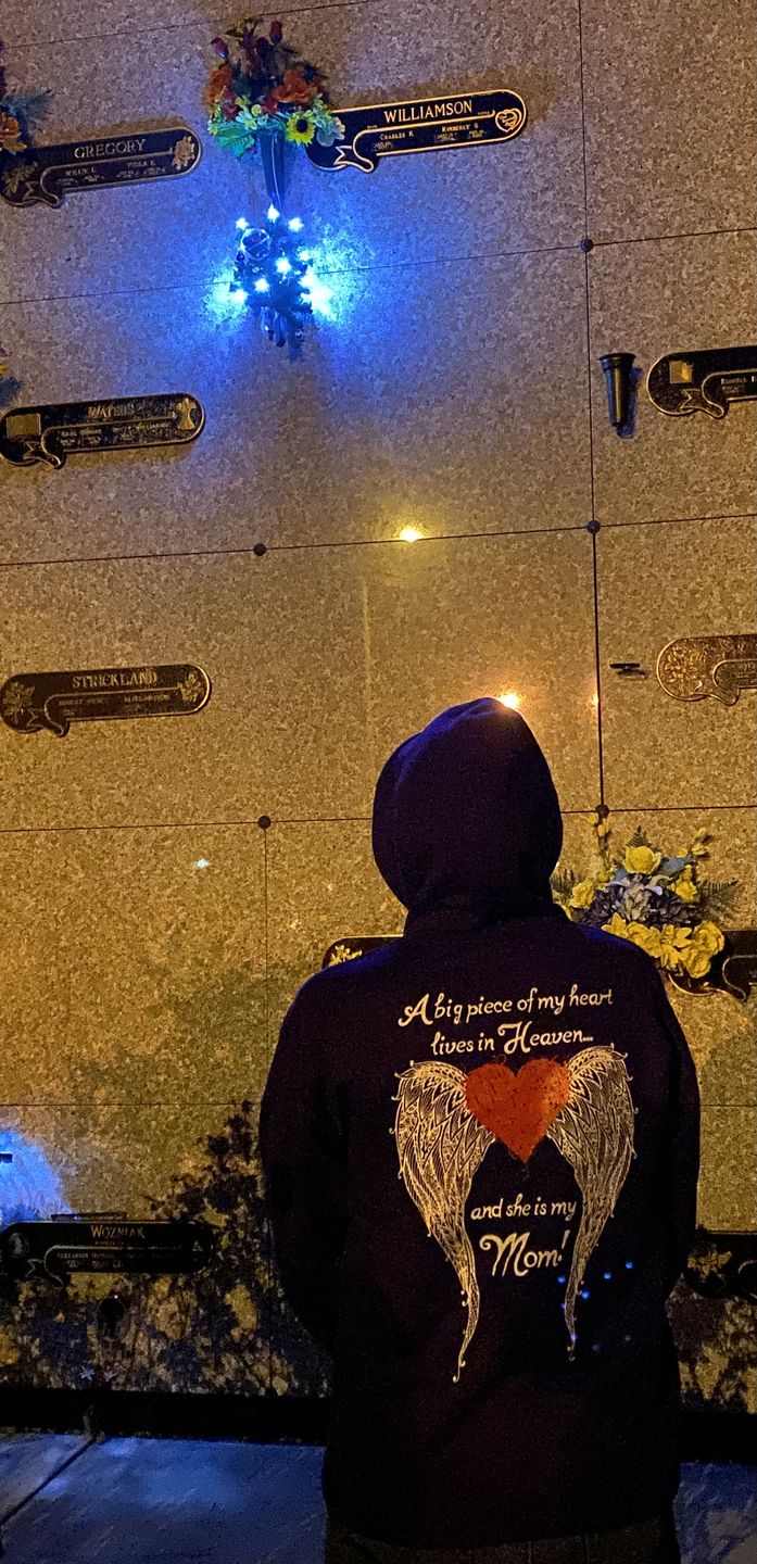 Customer photo review of Mom - A Big Piece of my Heart Hoodie
