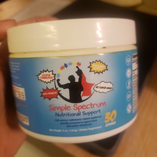 Customer photo review of Simple Spectrum Nutritional Support Supplement