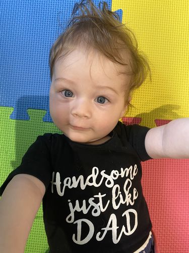 Customer photo review of Handsome Like Dad Set