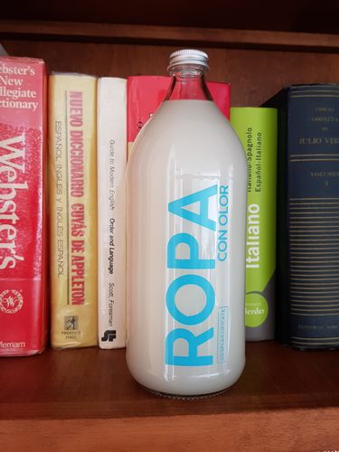 Customer photo review of Detergente y suavizante de ROPA con olor