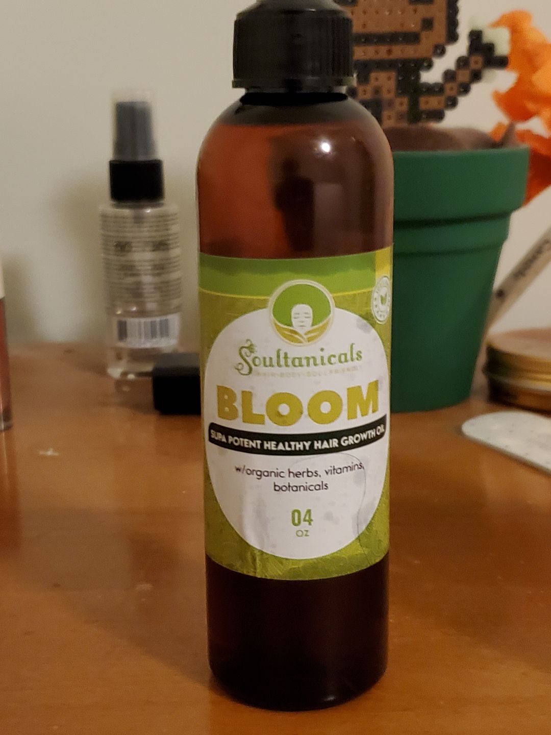 Customer photo review of Bloom- Supa Potent Healthy Hair Growth Oil