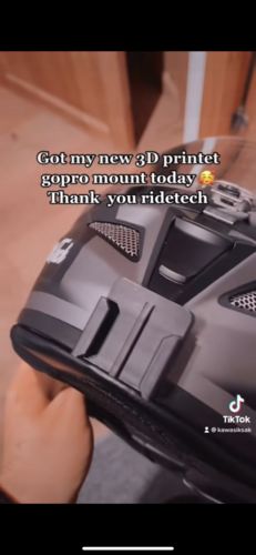 Customer photo review of HJC RPHA-11 Camera Mount