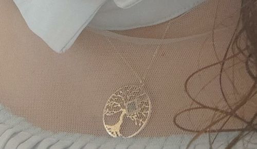 Customer photo review of Tree of Life Necklace