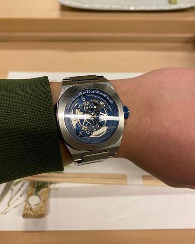 Customer photo review of M3W-blue-bracelet