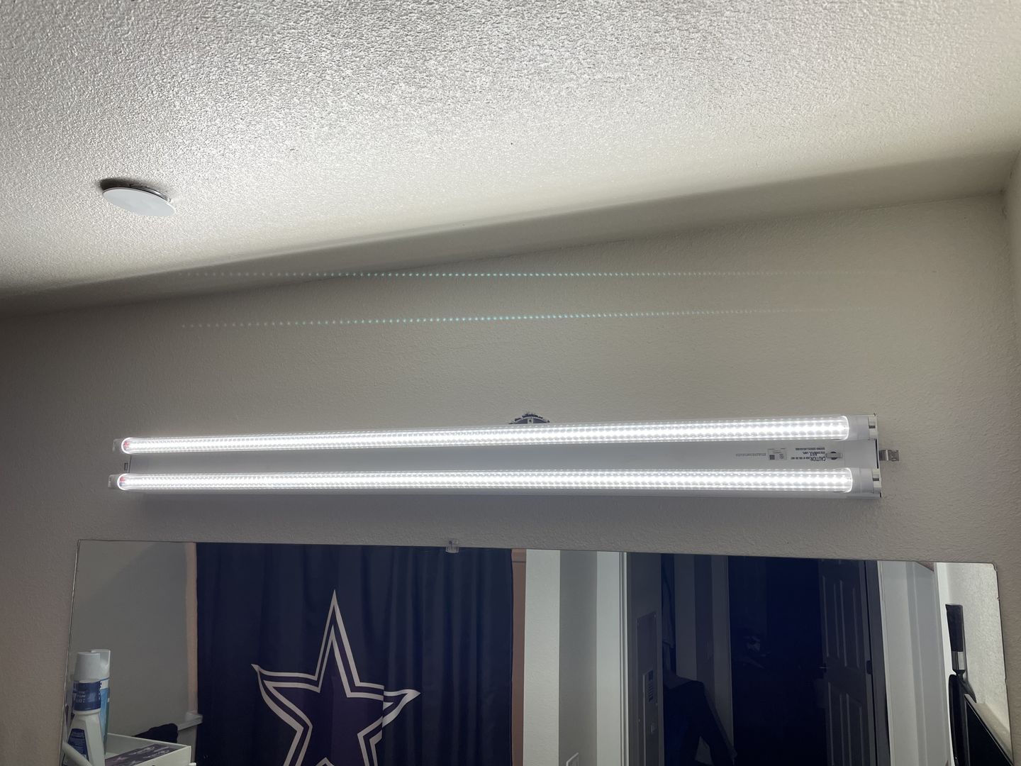 Customer photo review of Ballast Compatible T8 4ft LED Tube Light 20W 2800 Lumens 6500K Clear (Check Compatibility List; Not Compatible with all ballasts)