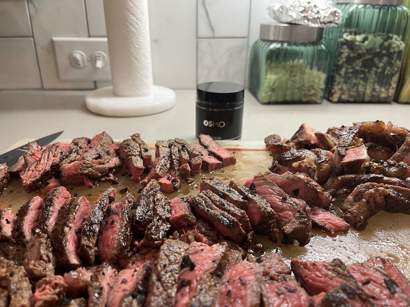 Customer photo review of Black Flakey Sea Salt | Chef Collection