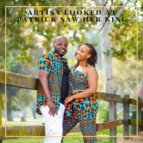 Customer photo review of African Print Lagina Short Sleeve Shirt