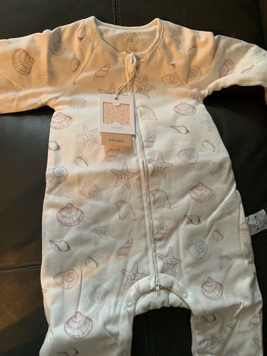 Customer photo review of thicken long sleeves split-leg transitional swaddle sack 2.5 tog