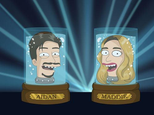 Customer photo review of Futurama Style Custom Portrait