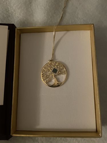 Customer photo review of Tree of Life Necklace