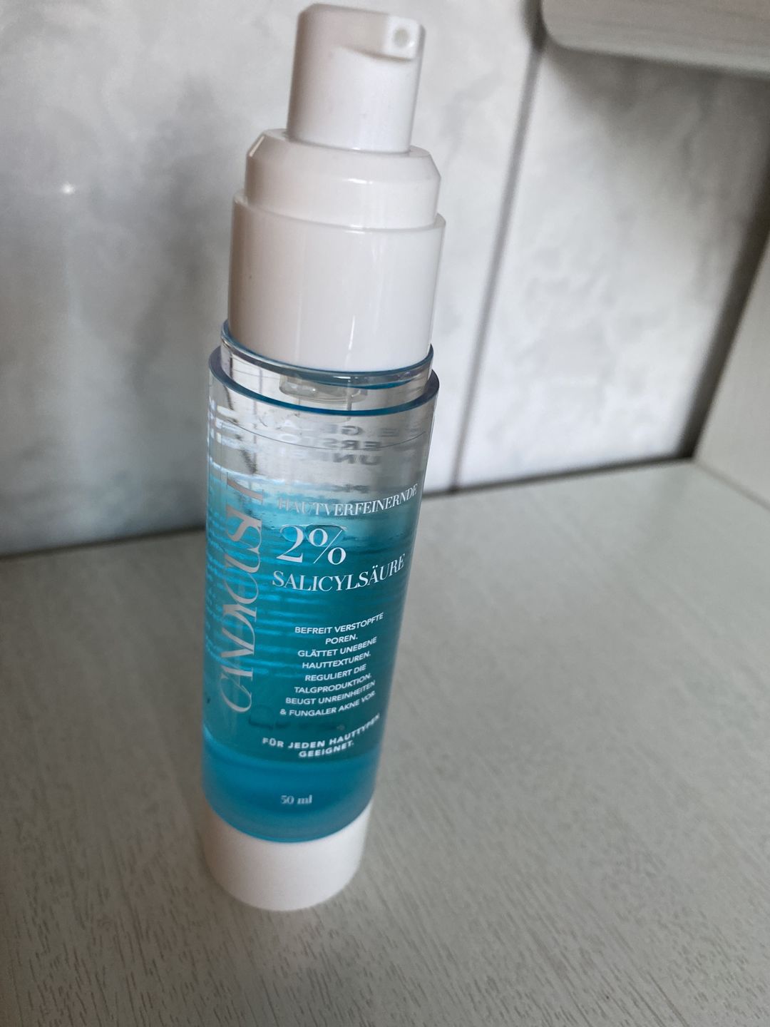 Customer photo review of Salicylsäure BHA 2% 50 ml