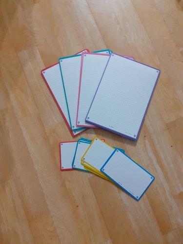 Avis photo d'un client sur Flashcards FLASH 2.0 OXFORD # 80 cartes 10,5 x 14,8 cm - ligné