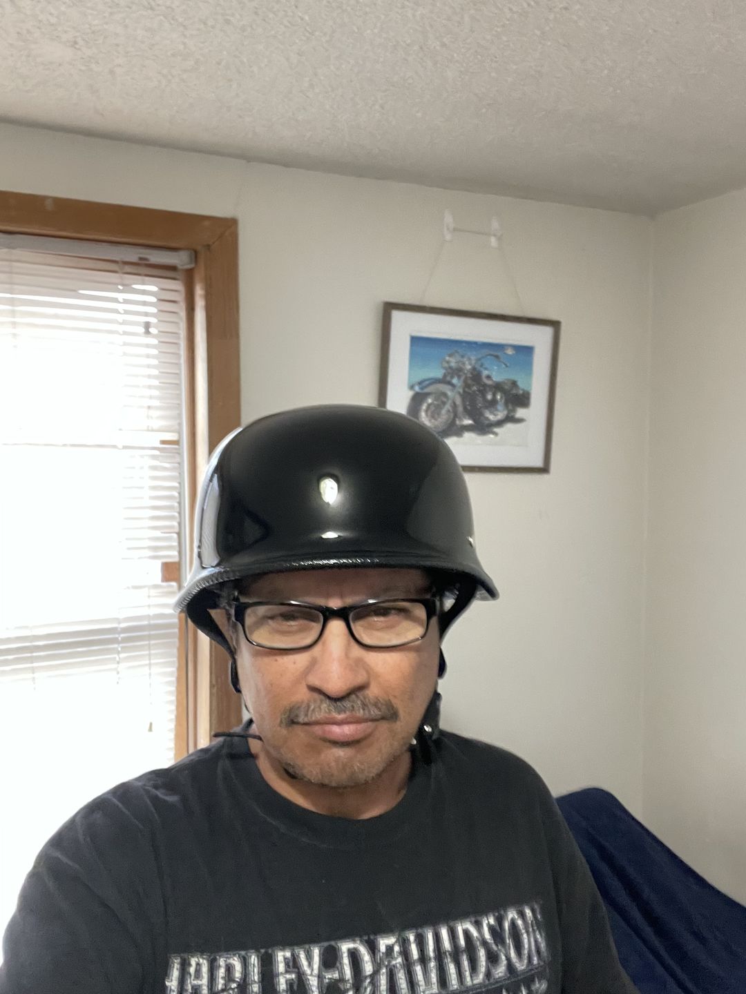 Customer photo review of Lightweight Mayan DOT Germanator Helmet / Gloss Black