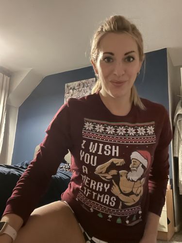 Customer photo review of I Wish You A Merry Liftmas - Long Sleeve