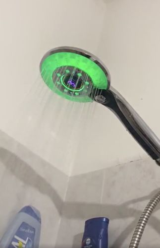 Customer photo review of Vespani LED Temperature Shower Head