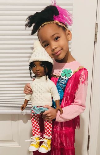 Customer photo review of Healthy Roots Doll: Zoe