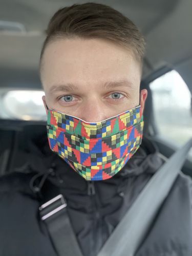 Customer photo review of Dumsor Mask