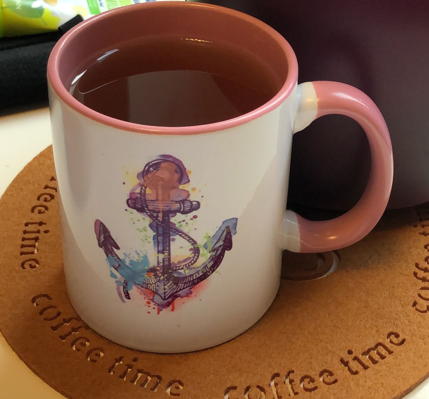 Customer photo review of Anker Wasserfarben · Keramik Tasse zweifarbig