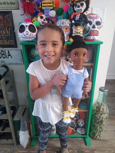 Customer photo review of Healthy Roots Doll: Zoe