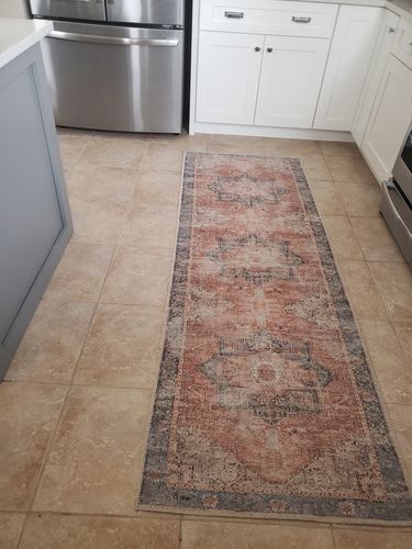 Customer photo review of Distressed Vintage Cezanne Terracotta Sky Runner