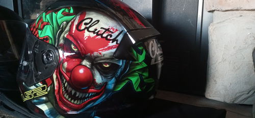 Customer photo review of 3" Clutch Logo Sticker (White)