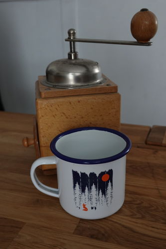 Customer photo review of FUCHS IM WALD STIL 2  - Emaille Tasse