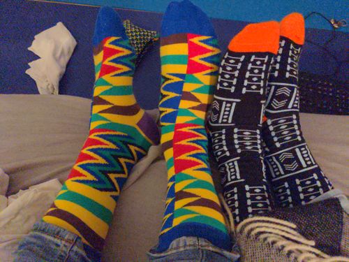 Customer photo review of The Classic Afrisocks Collection