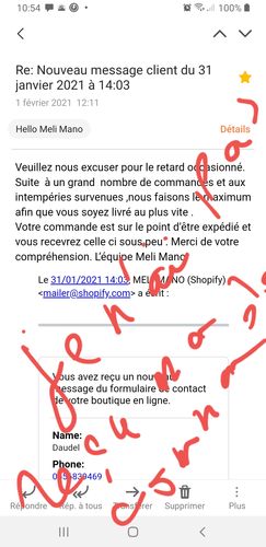 Customer photo review of Bracelets / Colliers Chaine