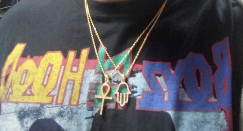 Customer photo review of Dainty ANKH Necklace