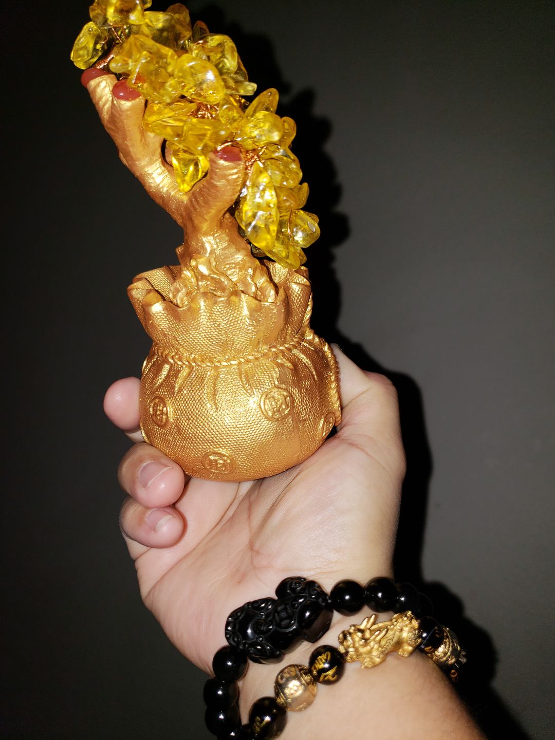 Customer photo review of Feng Shui Citrine Money Tree Wealth Ornaments