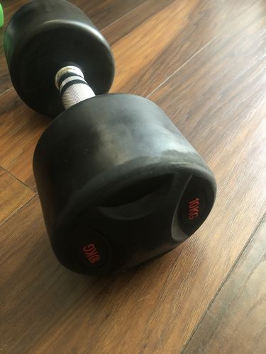 Customer photo review of D-Max Rubber Fixed Dumbbell